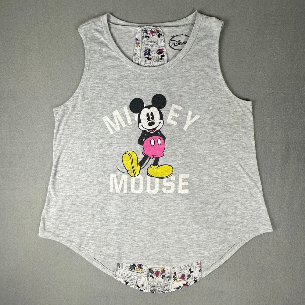Disney Mickey Mouse Girls Tank Top XL(15-17) Comic Panel